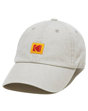 将图片加载到图库查看器，Kodak Relax Fit Square Logo Ball Cap Light Grey

