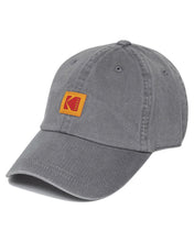 将图片加载到图库查看器，Kodak Relax Fit Square Logo Ball Cap Grey
