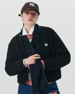 ILP New Parisien Eco-Fur Fleece Jumper Black