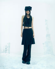 Load image into Gallery viewer, OJOS Pleated Jersey Skirt Pants Black
