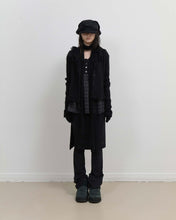 Load image into Gallery viewer, OJOS Tassel Collar Knit Cardigan Black
