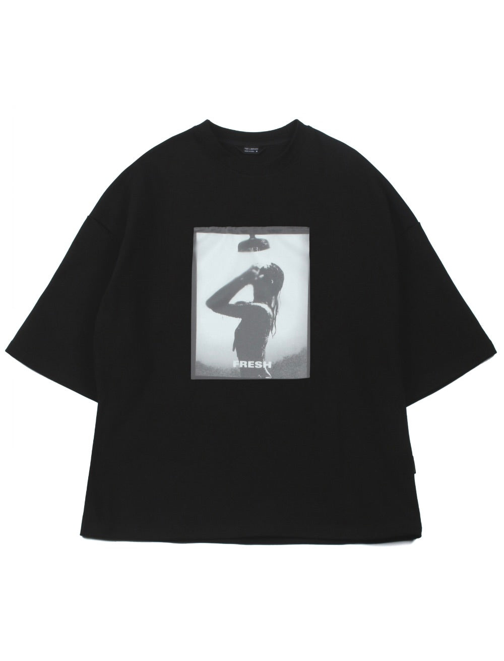Tee Library Shower T-shirt Black