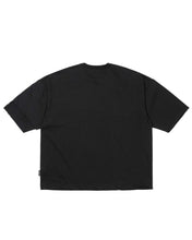 Load image into Gallery viewer, AJOBYAJO Tri Logo Mixed T-Shirt Black
