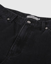 Load image into Gallery viewer, Adlielos A401 Helios Double Knee Carpenter Flare Jeans Black
