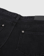 Load image into Gallery viewer, Adlielos A401 Helios Double Knee Carpenter Flare Jeans Black
