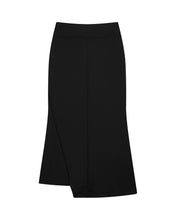 将图片加载到图库查看器，OJOS Asymmetric Mermaid Jersey Skirt Black
