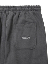 Load image into Gallery viewer, AJOBYAJO One Tuck Qulted Jersey Pants Charcoal
