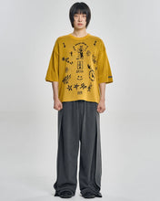 Load image into Gallery viewer, AJOBYAJO One Tuck Qulted Jersey Pants Charcoal
