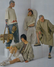 Load image into Gallery viewer, AJOBYAJO Laced Multi-Drawstring Zip-Up Hoodie Beige
