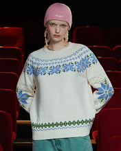 Load image into Gallery viewer, UNALLOYED Argyle Nordic Knit Ivory
