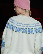 Load image into Gallery viewer, UNALLOYED Argyle Nordic Knit Ivory
