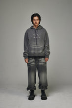 将图片加载到图库查看器，BLR Embroidery Washed Hoodie Grey
