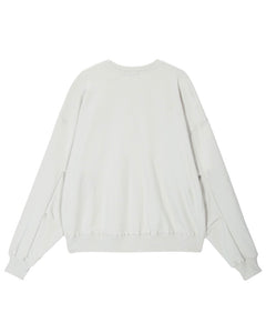 DWS Logo Patchwork Sweatshirt Ivory