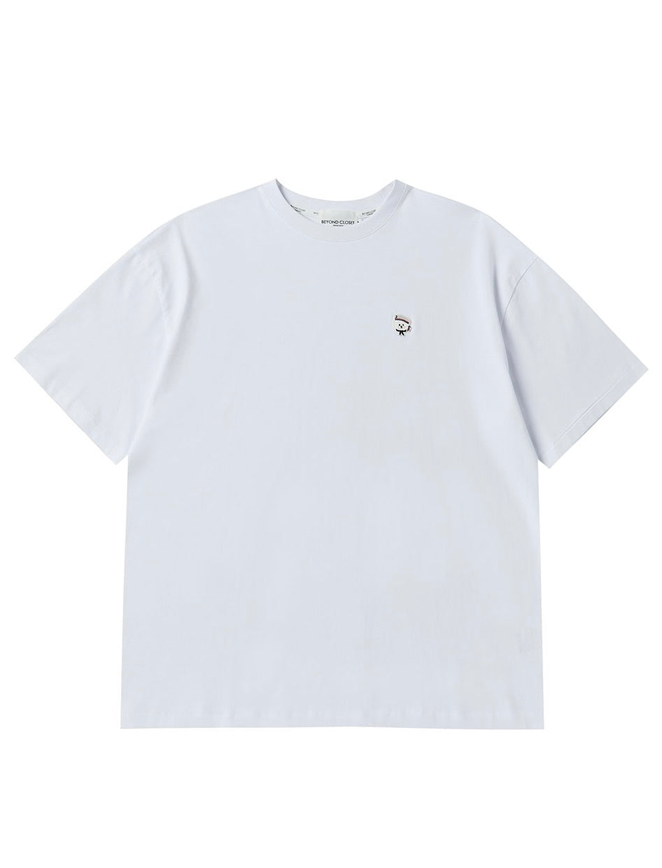 ILP Bonjour Dog Wappen T-Shirt White