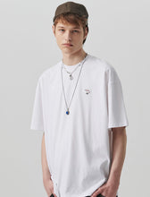 Load image into Gallery viewer, ILP Bonjour Dog Wappen T-Shirt White
