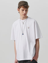 Load image into Gallery viewer, ILP Bonjour Dog Wappen T-Shirt White
