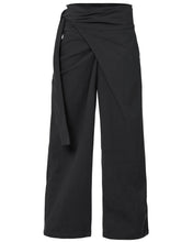 将图片加载到图库查看器，FLARE UP Layered Wrap Trousers Black
