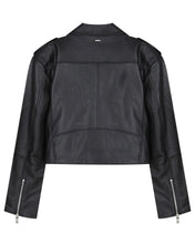 将图片加载到图库查看器，Adlielos Helios Cowhide Rider Jacket Black
