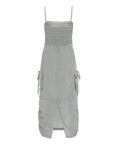 Bitter Cells Stella Nylon Dress Grey