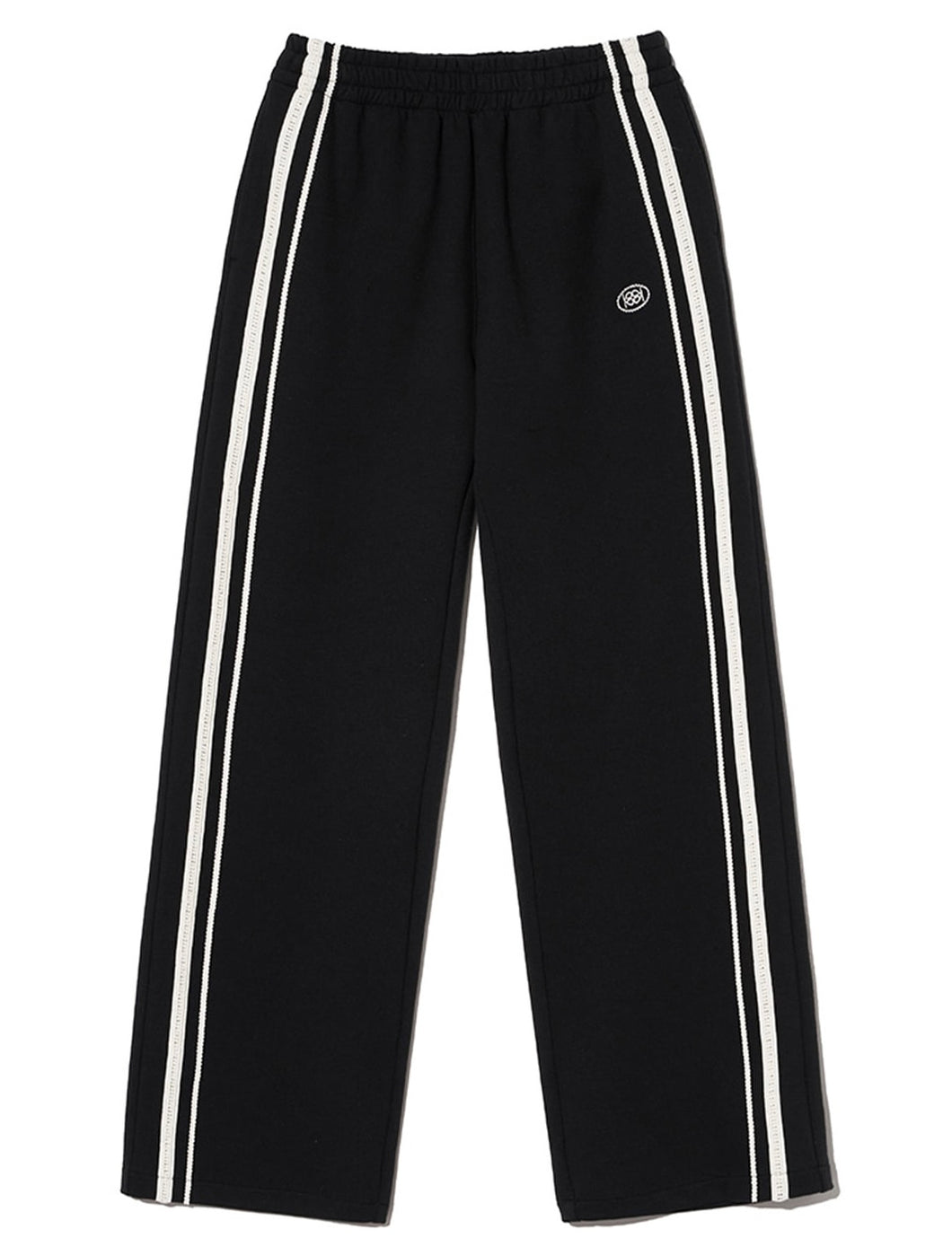 Kijun Double Line Track Pants Black