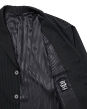 Load image into Gallery viewer, AJOBYAJO Stripe Batwing Jacket Black
