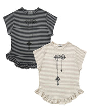 Load image into Gallery viewer, PLASMA SPHERE Yodle Gothic Frill T-shirt Dark Grey
