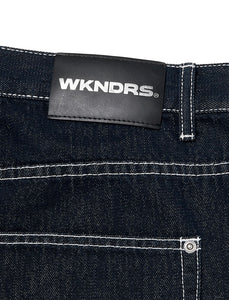 WKNDRS Rhinestone Denim Pants Denim