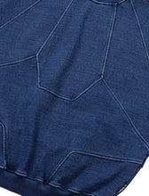 Load image into Gallery viewer, AJOBYAJO Paneled Denim Sweatshirt Blue
