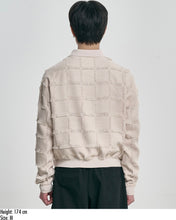 Load image into Gallery viewer, AJOBYAJO Fringe Check Cardigan Cream
