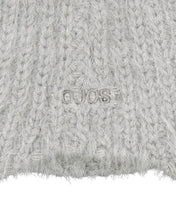 Load image into Gallery viewer, OJOS Double Strap Angora Beanie Grey
