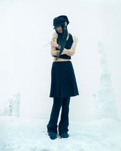 Load image into Gallery viewer, OJOS Pleated Jersey Skirt Pants Black
