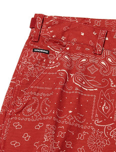 WKNDRS Magic Cargo Pants Red