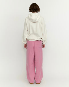 Fallett Fleece Half Zip-Up Hoodie Ivory