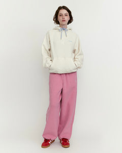 Fallett Fleece Half Zip-Up Hoodie Ivory