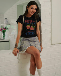 Bitter Cells Santana Berry Tee Black