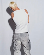 将图片加载到图库查看器，BLR Logo Rivet Singlet White
