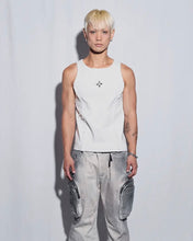 将图片加载到图库查看器，BLR Logo Rivet Singlet White
