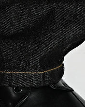 将图片加载到图库查看器，DWSE Balloon Fit Denim Pants Indigo Black
