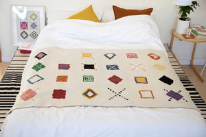 UNALLOYED Argyle Pattern Blanket