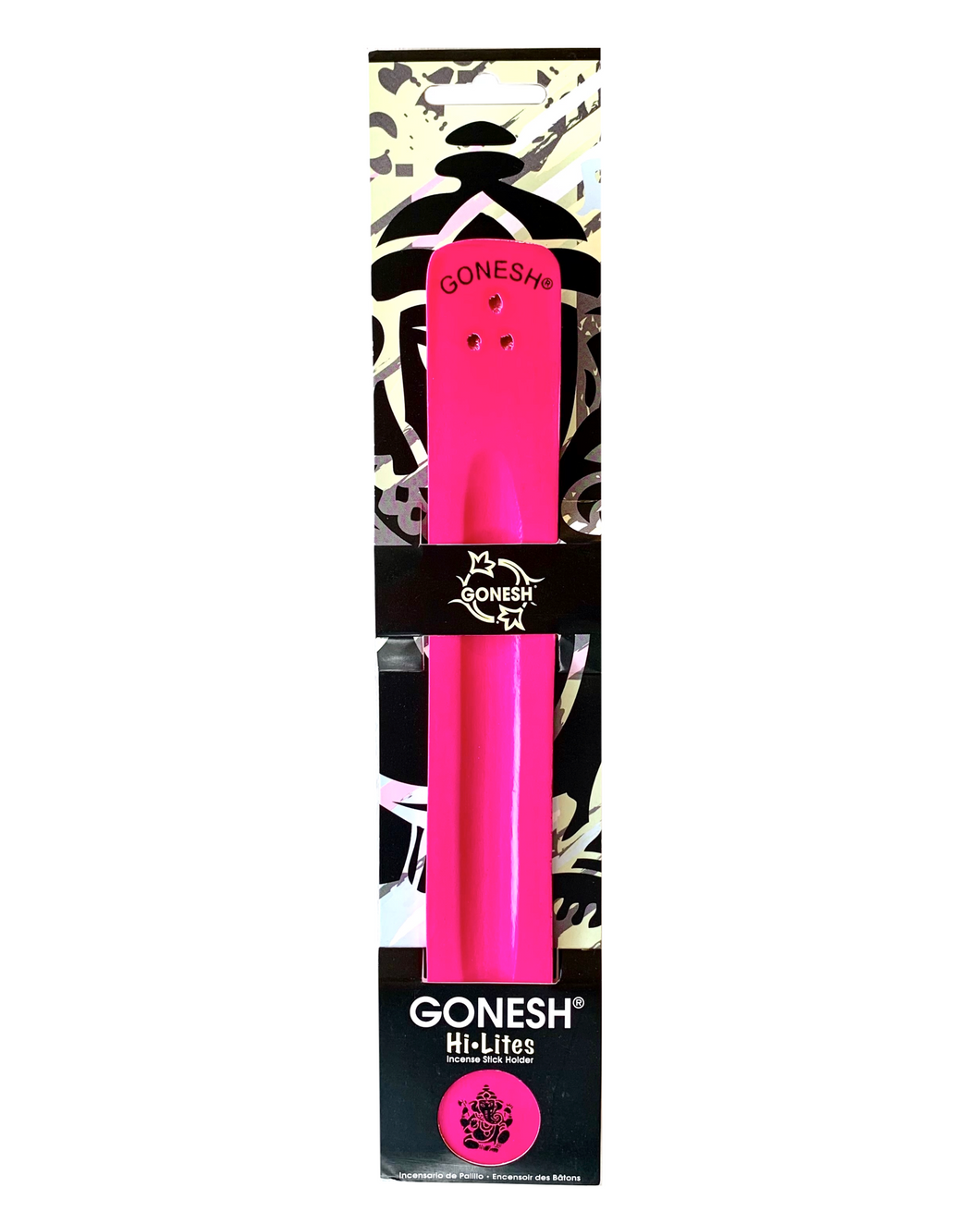 GONESH Incense Stick Holder Hi-Lite Fuchsia