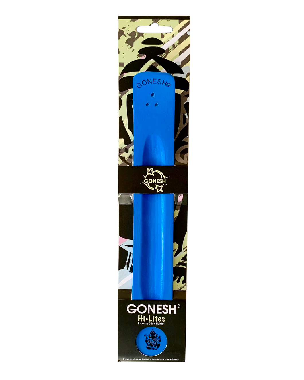 GONESH Incense Stick Holder Hi-Lite Blue