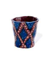 Load image into Gallery viewer, UNALLOYED Argyle Ceramic Cup 02
