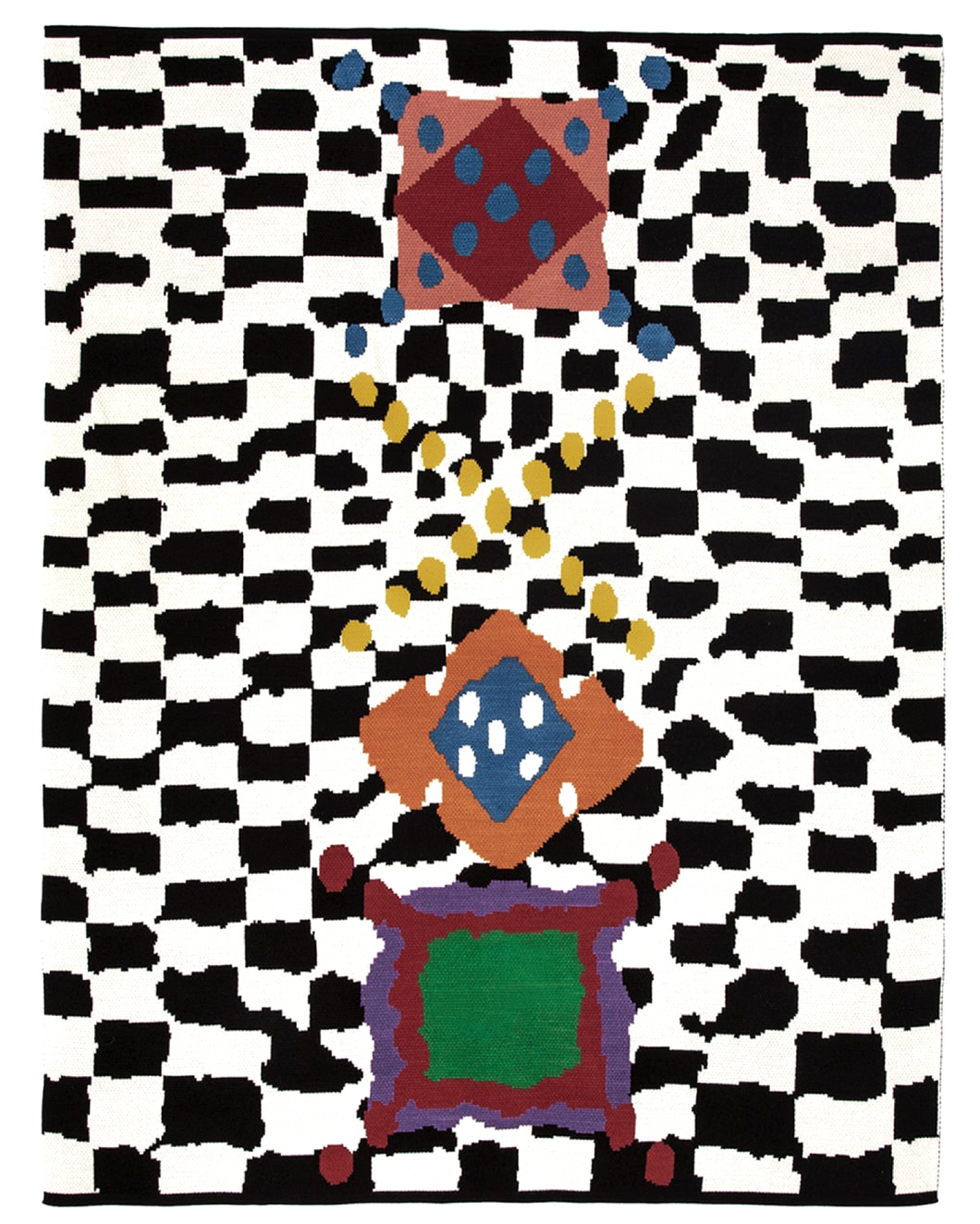 UNALLOYED Argyle Checkerboard Blanket