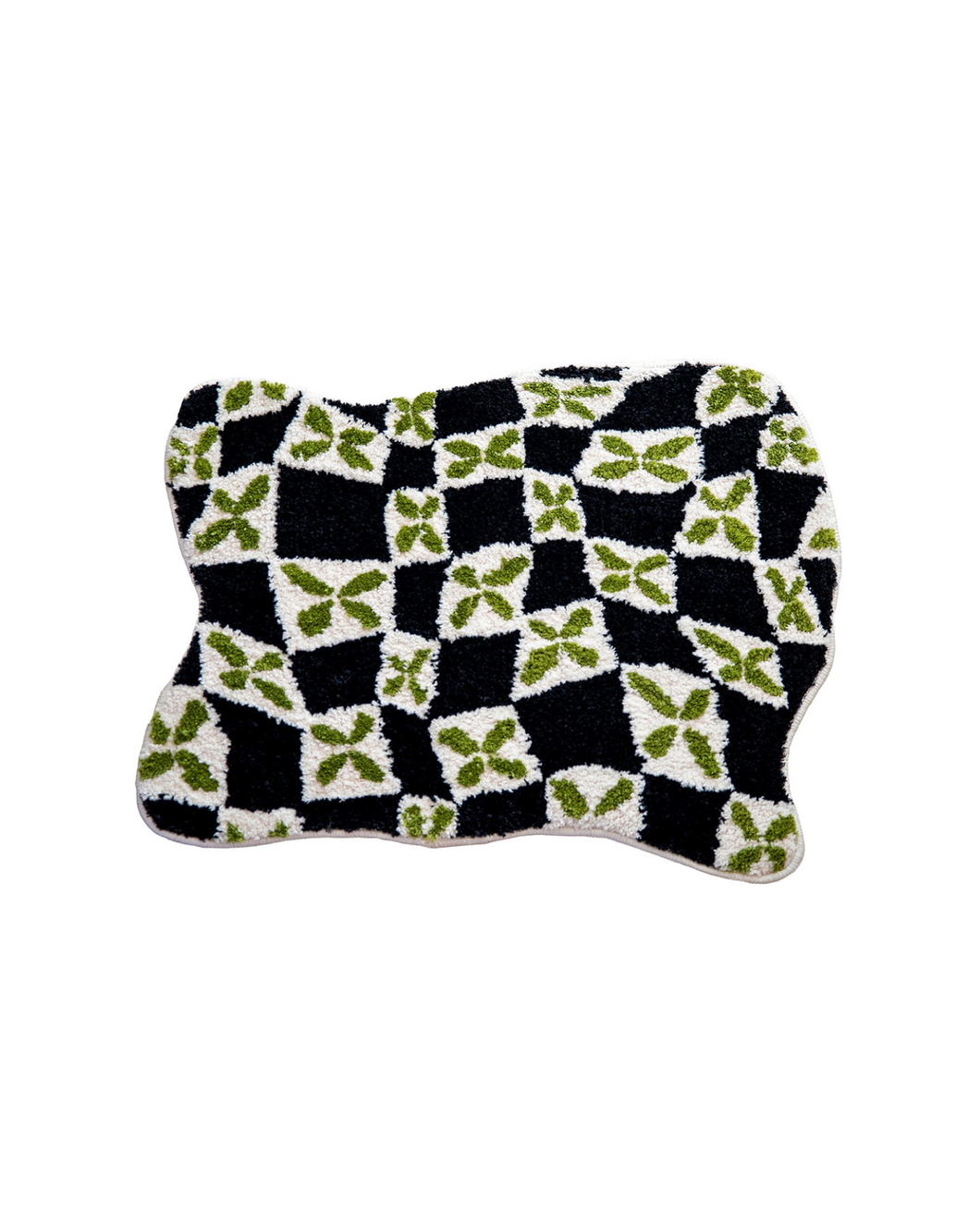 UNALLOYED Clover Checkerboard Rug