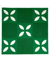 Load image into Gallery viewer, UNALLOYED Clover Checker Blanket Green
