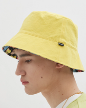 Load image into Gallery viewer, WKNDRS Reversible Floral Bucket Hat Black
