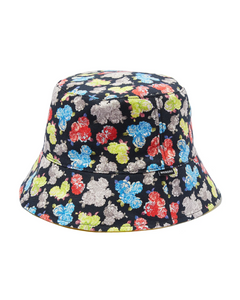 WKNDRS Reversible Floral Bucket Hat Black
