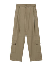 Load image into Gallery viewer, DWS Wool Belted Cargo Pants Mocha
