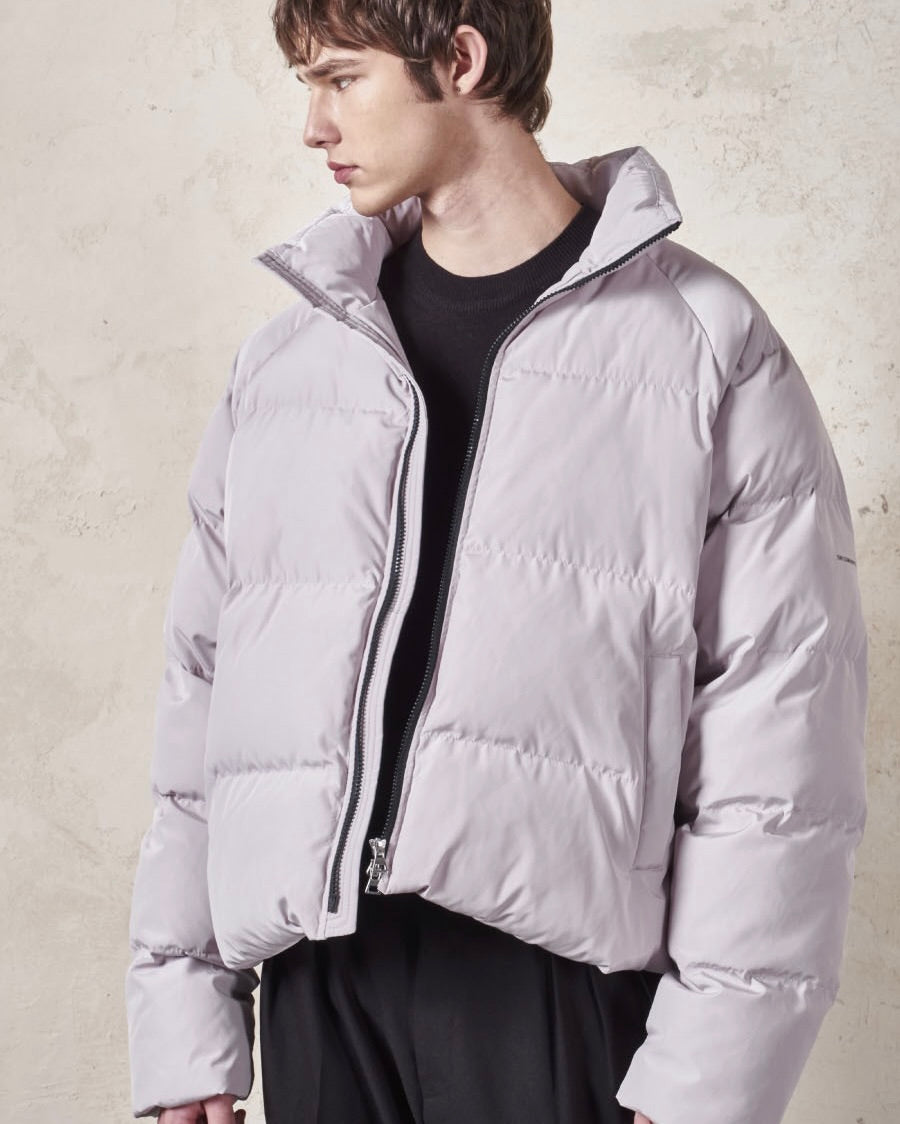 Gray hot sale puffer coat