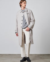 Load image into Gallery viewer, DWS Belted Balmacaan Mac Coat Light Grey

